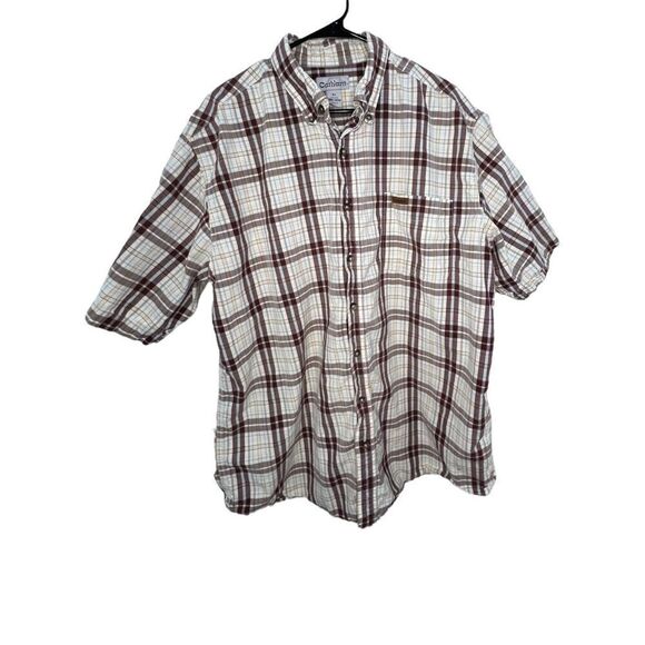 Carhartt Other - Men’s Carhartt Plaid Short Sleeve Button Up Shirt